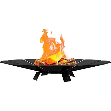 Braciere da giardino Kratki Fire Sunny da appoggio, rotondo, peso 10,5 kg, diametro L68,4 cm, altezza H11,3 cm, realizzato in robusto acciaio resistente al calore (1/4)