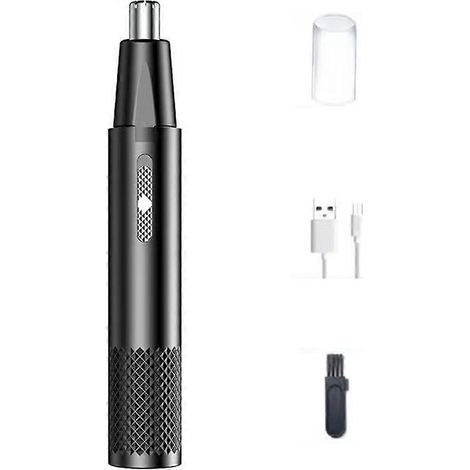 Tondeuse électrique pour poils de nez rechargeable Tondeuse pour poils d'oreilles et de nez A-- (1/5)