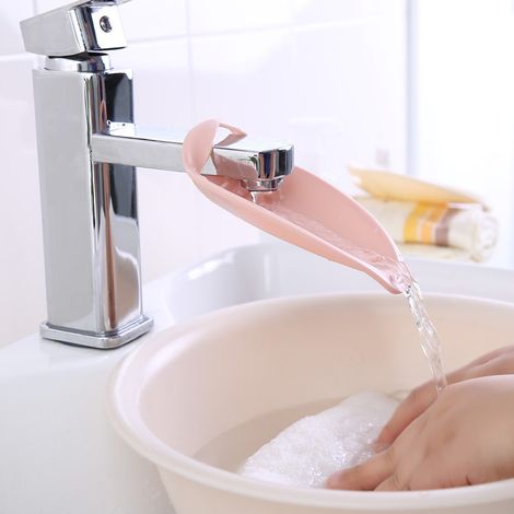 3 Extension De Robinet Pour Évier - Rallonge du Robinet Enfant Plastique Extender De Poignée d'Évier (1/5)