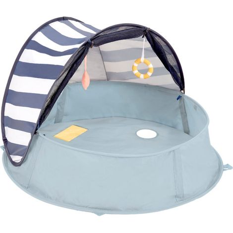 Babymoov, Aquani Box Giochi & Piscina, anti-UV SPF 50+ Marinière (1/5)