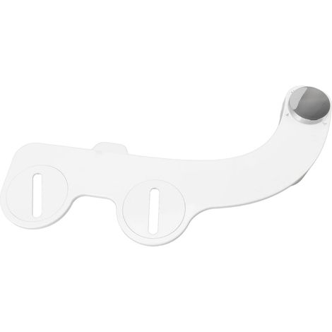 Accessorio bidet, bidet igienico non elettrico per WC con due ugelli per l'igiene femminile.