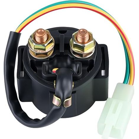 Relais électromagnétique de démarrage pour moteur GY6 4 temps de 50 à 250 cm3, compatible quads, motos tout-terrain, scooters, karts, buggys et cyclomoteurs (1/5)