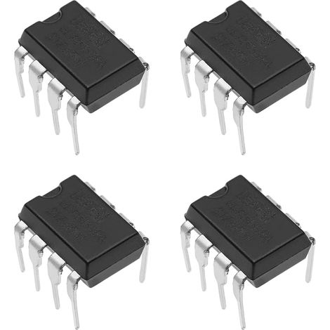 OPA2134PA Lot de 4 amplificateurs opérationnels 8 broches pour intégrateurs Crossover Networks Multimédia Audio 20 Volts, 18 Volts (1/5)