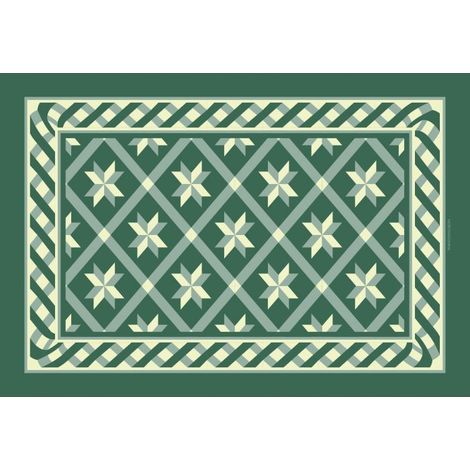 Tovaglietta Americana Classico Liberty A 44x30 cm Verde