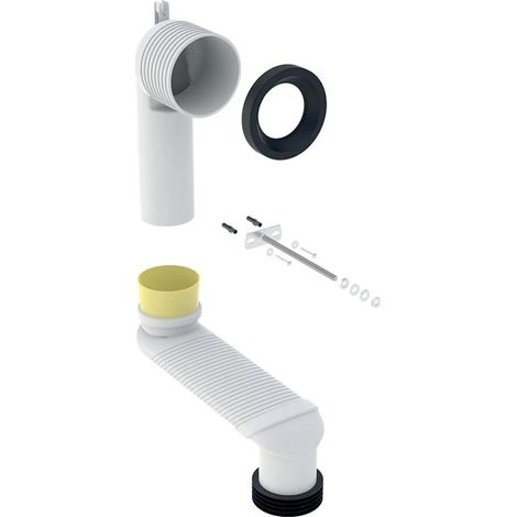 Kit Coude en S GEBERIT AquaClean Sela pour WC Toilette Complet au Sol - 242.960.00.1