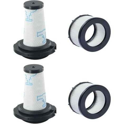 4 Pièces - Filtre Aspirateur - Pré-filtre Et Filtre Moteur - Pour Rowenta X-Force Flex 9.60 Et X-Nano Essential - Lavable Et Réutilisable - Compatible Modèles Rh20 Et Rh11 - Gris (1/5)