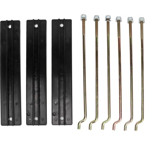 Kit de Plaque de Maintien de Batterie 1013683, Plaque de Retenue de Batterie, 101090801 pour écrou de Rondelle de Tige, Remplacement pour Voiturettes de électriques DS (1/5)