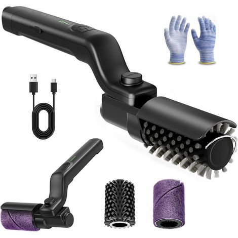 Brosse électrique pour Barbecue, tête de Brosse rotative à 180°, Batterie 2600 mAh, Trois Modes, étanche IPX7, Compatible avec barbecues, fumoirs, plaques de Cuisson, etc. (1/5)