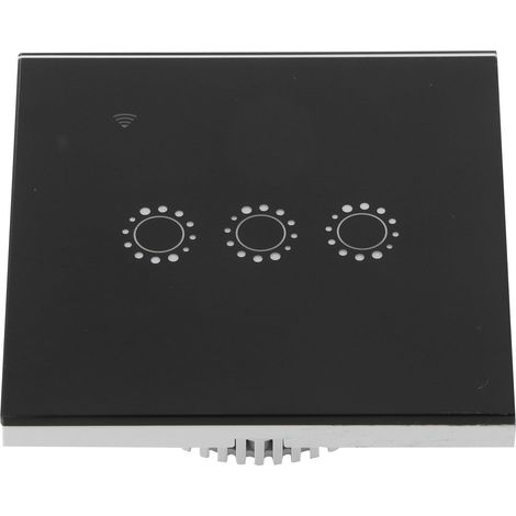 Commutateur tactile à distance intelligent WiFi Smart Wall APP commande vocale 95- 10A (1/5)