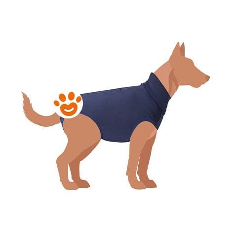 Camon Dog Tutina Post-Operatoria Blu - TG. 70 (70cm) - Accessori