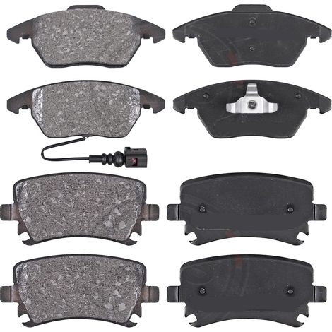 KIT PASTIGLIE FRENO ANTERIORI E POSTERIORI compatibile con SSANGYONG REXTON SPORTS (QK) / PASTIGLIE FRENANTI AUTO OEM P 30 036,P 30 063 / SOSTITUZIONE DIRETTA / BASSA POLVERE / SILENZIOSO
