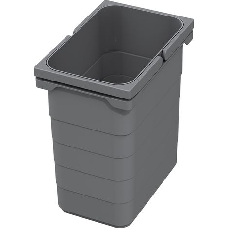 Ninka eins2vier Abfallsammler 7L 250 x 230 x 153 mm dunkelgrau 5076 (1/3)