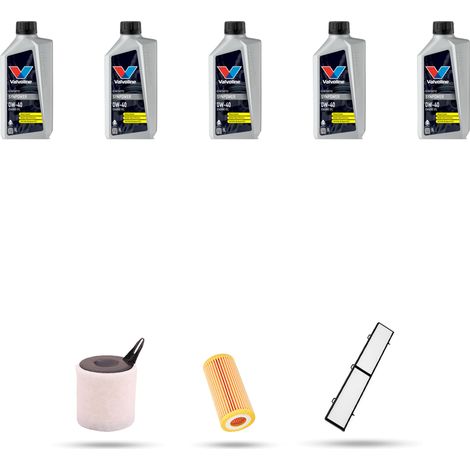 Kit tagliando 3 FILTRIe 5L OLIO compatibile con Bmw Serie 1 (E81,E82,E87,E88) 118 i 100kw dal 2008 (1/4)