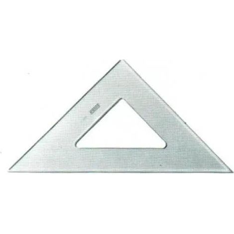 Squadra Minerva 50 cm trasparente plexiglas qualità ottica