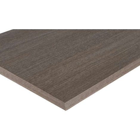 RIPIANO MELAMINICO 4 LATI BORDATI ROVERE GRIGIO 18X500X1000 MM FSC