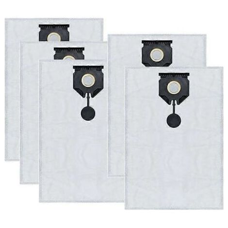 Lot de 5 sacs à poussière haute filtration pour aspirateur Karcher 2.889-154.0 NT 30/1 30L. (1/5)