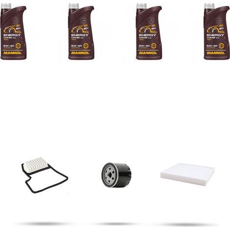 Kit tagliando 3 FILTRI e 4L OLIO compatibile con Suzuki Swift V 1.2 Hybrid 61kw dal 2020 (1/5)