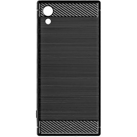 Coque de téléphone XA1 en silicone noir anti-chute avec motif dessin (1/5)