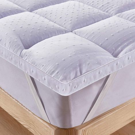 Mattress Topper, 3D Microfibre Mattress Cover, Extra Soft and Breathable and Hypoallergenic – 90 x 200 cm (1/5)