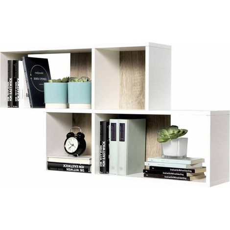 Étagère Murale Design "Orian" 100cm Blanc (1/4)