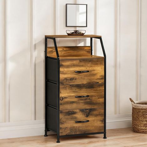 Armoire de rangement en polyester acier 44 x 29 x 92 cm (1/5)