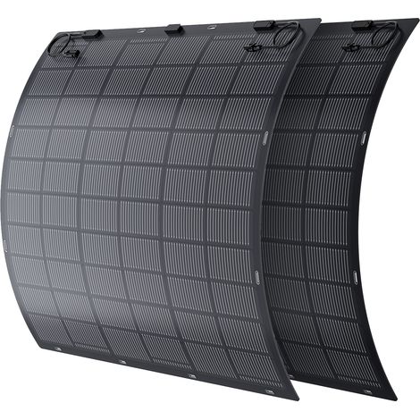 Zendure Panneaux Solaires Souples 230Wx2 - Technologie TOPCon 25% Efficacité, IP68, Flexion 220°, Garantie 12 Ans, Compatible SolarFlow, Installation Sans Outils