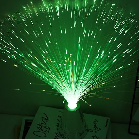 Farbwechselnde LED-Lichtfaserbrunnenlampe für zauberhafte nächtliche Heimdekoration (1/5)