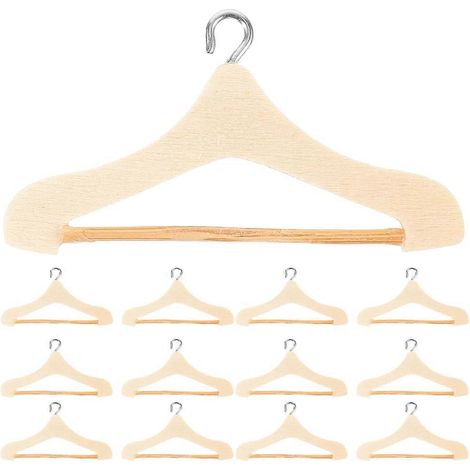 Lot de 15 cintres pour vêtements de poupée, mini-penderie, organisateur de vêtements pour poupées (1/5)