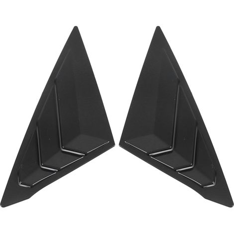 Ensemble de deux pièces pour la berline Civic de 11e génération 2022 : stores latéraux arrière gauche et droit, aérateurs de vitres latérales noir brillant, pare-soleil/stores. (1/5)