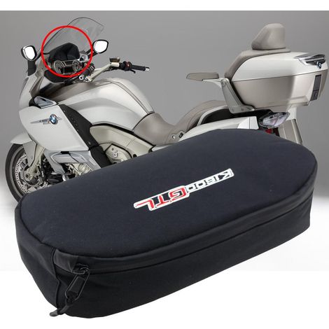 Sacoche de tête résistante à l'eau et à l'usure, idéale pour BMW K1600B/GT/GTL/GA. Sacoche de rangement pour équipement de vélo. (1/5)