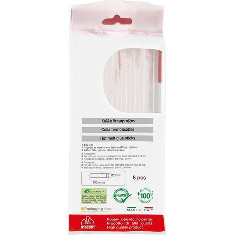 COLLA TERMOFUSIBILE lung. mm 200 - Ø mm 12 cf. 160 gr.