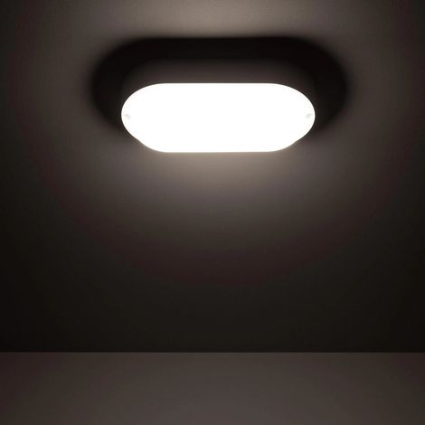 Plafoniera LED 15W Ovale per Esterni 85x173 mm IP65 Hublot White 4000K Bianco Naturale (1/5)