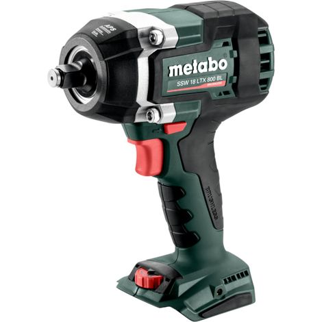 Metabo SSW 18 LTX 800 BL Atornillador de impacto a batería 18 V 800 Nm 1/2" ( 602403850 ) Brushless Solo - sin batería, sin cargador