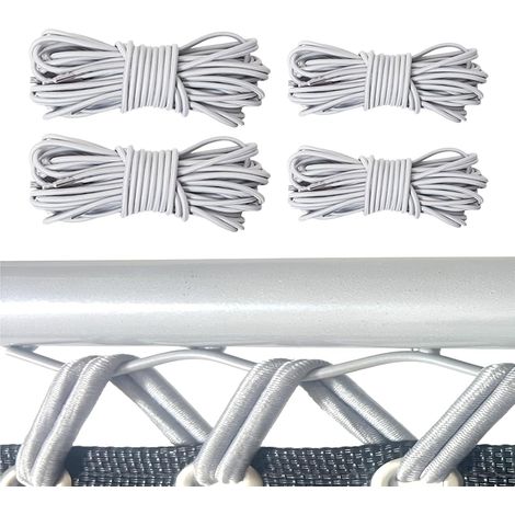 Corde Remplacement élastiques 4pcs, Corde Elastique, Convient pour Transat Jardin Exterieur Fauteuil Jardin Exterieur Chaises Longues De Jardin Chaises De Plage Patio Et Autres Chaises (1/5)