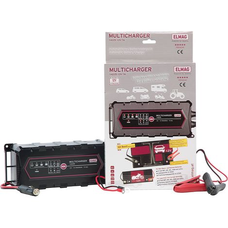 ELMAG Automatisches Batterieladegerät 12 V. MULTICHARGER 14225 (56032) (1/2)