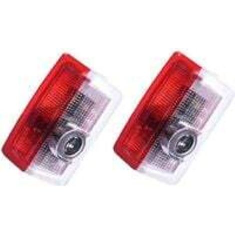 Lot de 2 projecteurs LED pour voiture Liuer Ghost Shadow Logo Lamp 3D Car Entry Lighting Welcome Lighting Laser Projector (1/4)