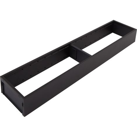 BLUM AMBIA-LINE Schubkastenrahmen schmal 100mm, NL450mm, Stahl carbonschwarz matt