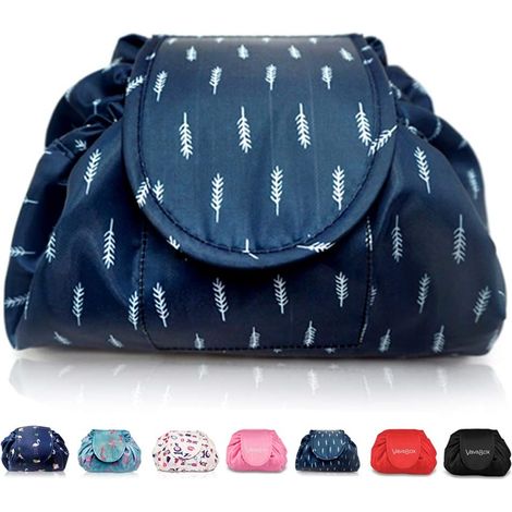Trousse de toilette (Plume bleu marine)