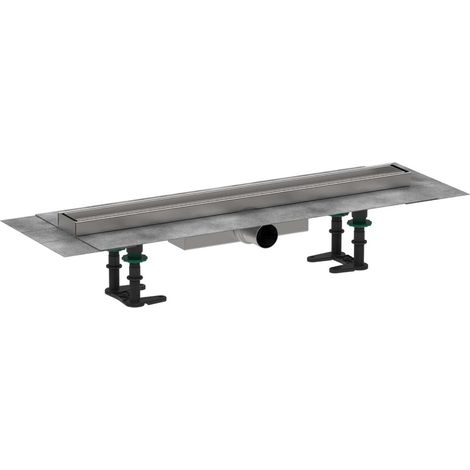 Hansgrohe RainDrain Compact - Duschrinne 60 cm zum Einlegen von Fliesen, mit Gitter 56163000 (1/3)