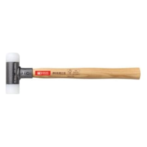 PB Swiss Tools Maillet anti-rebond avec embouts en nylon Manche en Hickory,⌀ tête du maillet: 27 mm