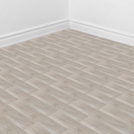 Wolketon Pavimento in PVC autoadesivo. confezione da 28 listoni vinilici autoadesivi. rovere bianco. circa 4m²