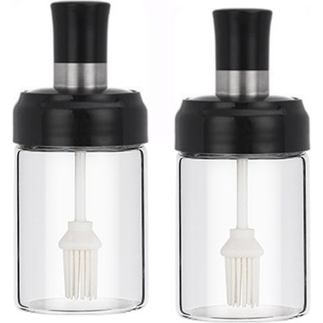 Pot À Épices En Verre Borosilicaté Avec Cuillère Intégrée Et Couvercle Étanche - Pour Sel Sucre Épices Confiture Sauce - Lot De 1 (1/5)