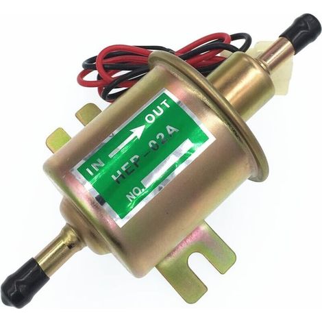 YMYNY Universelle 12-V-Diesel-Benzin-Elektrokraftstoffpumpe HEP-02A HEP02A Niederdruck-OEM HEP-02A 12-V-Kraftstoffpumpe für die meisten Autovergaser-Motorräder und Geländefahrzeuge - Verschiedene Mode (1/4)