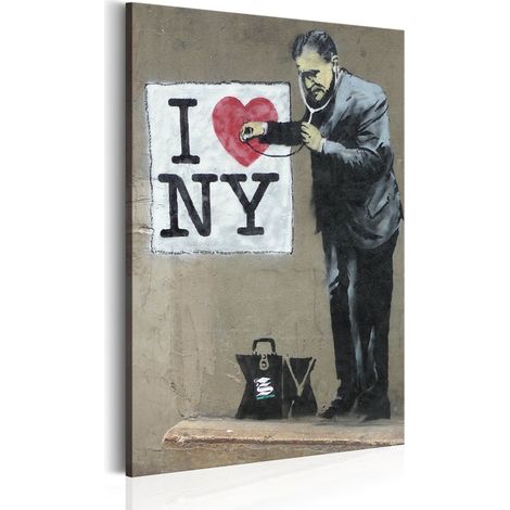 Quadro - I Love New York by Banksy - 80x120 (1/4)