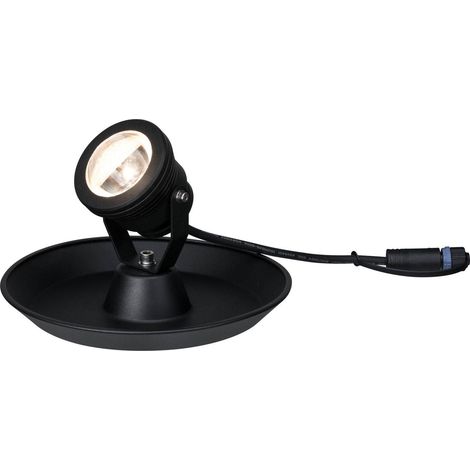 Paulmann Underwater 94209 Système d'éclairage Plug&Shine lampe de bassin LED LED 4 W blanc chaud noir (brillant)