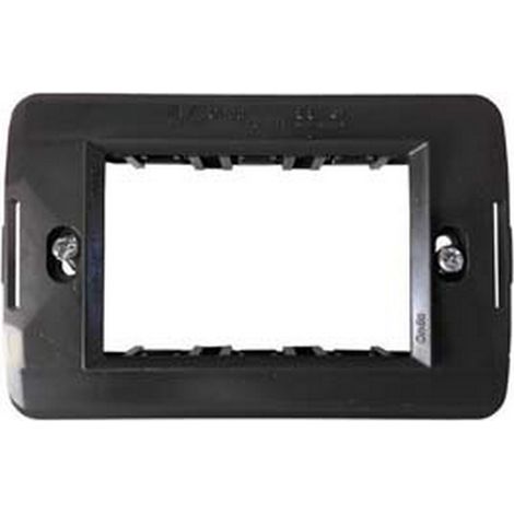 25PZ SUPPORTO PER PLACCHE 3 POSTI "ONDA" - 3 posti - (7723)