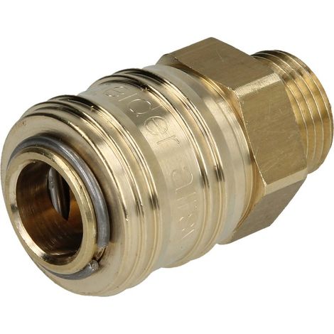 Raccord rapide en laiton 3/8'' mâle