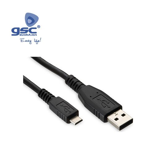 USB-Kabelstecker auf Micro-USB-Stecker 2.0 - 1.5M GSC 001403685