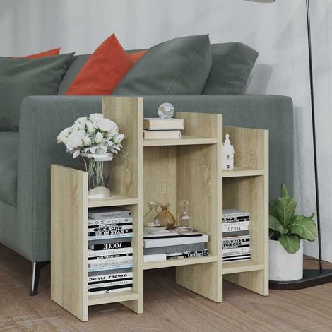 Armario auxiliar madera contrachapada roble Sonoma 60x26x60 cm (1/4)