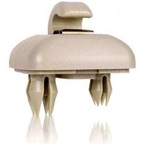 Clip pare-soleil Audi (8E0 857 562) / Nylon robuste beige (1/4)